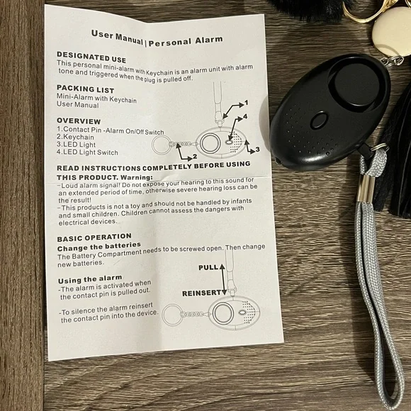 Self Defense Safety Keychain Set - Picture 2 of 4